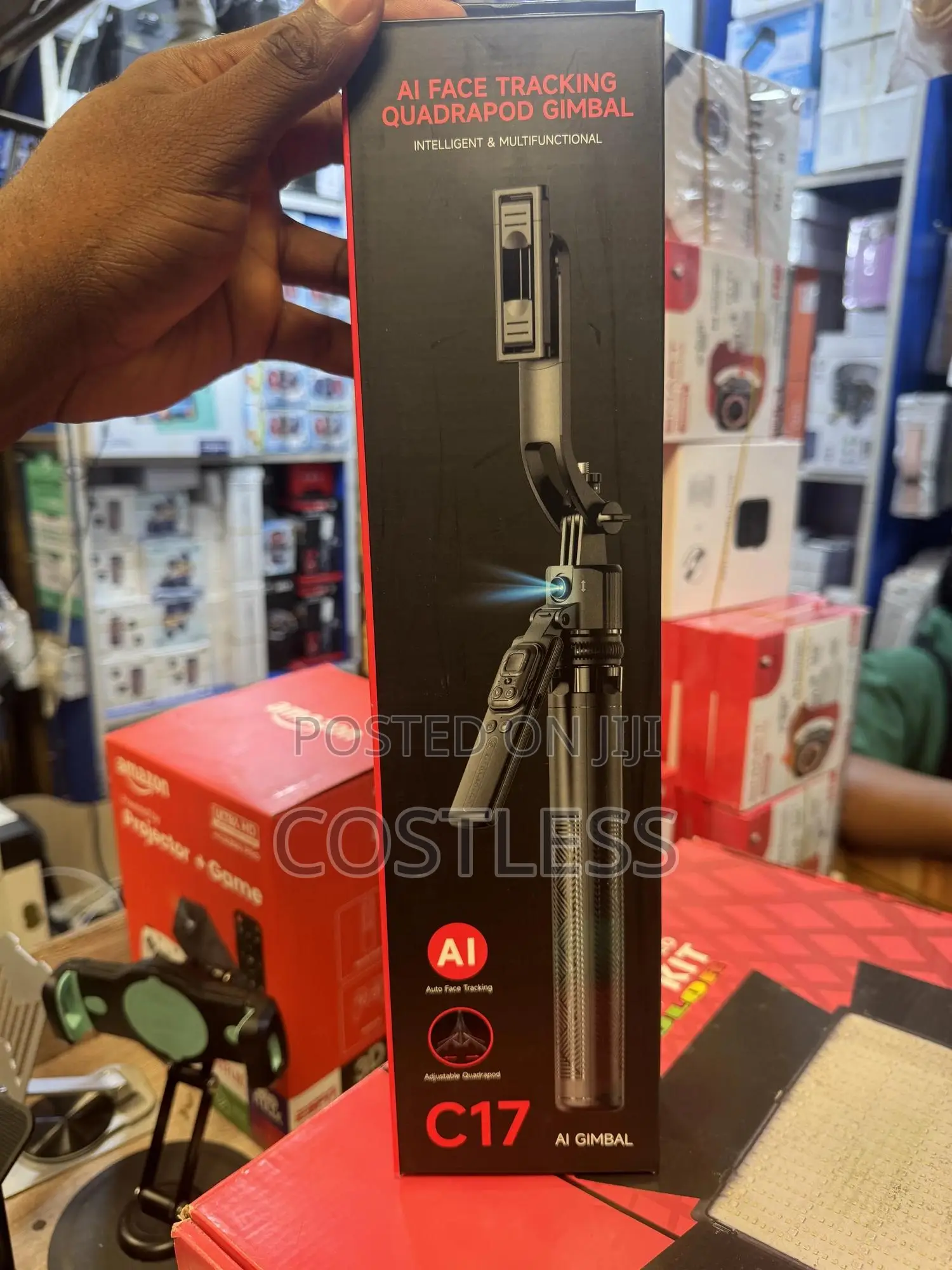 Gimbal Ai Face Tracking Quadrapod