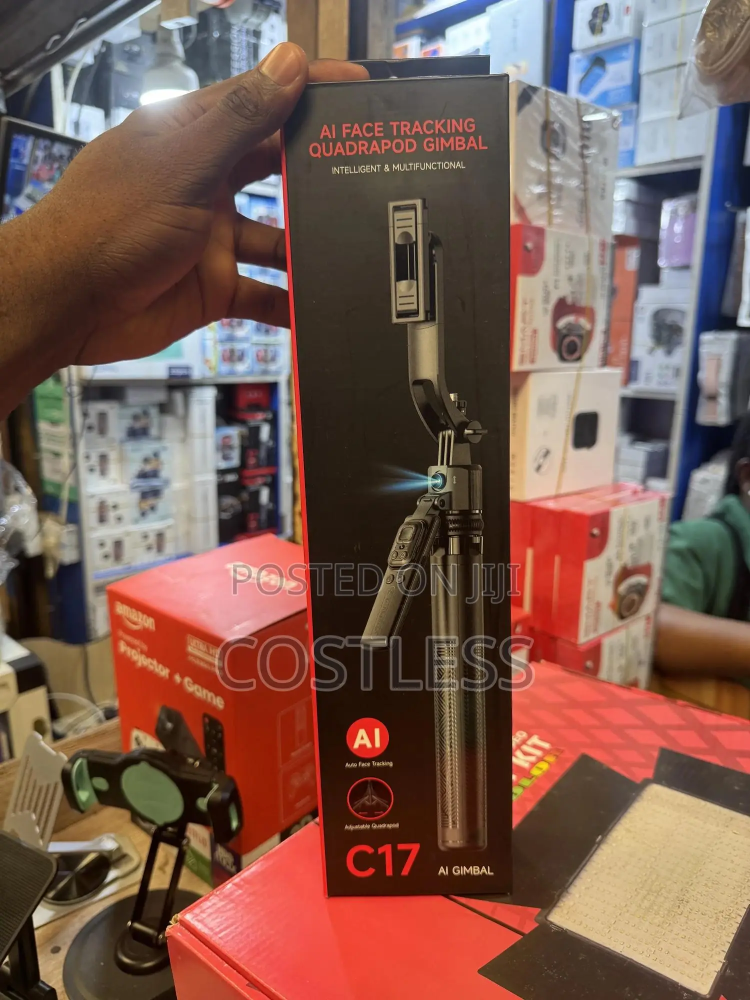 Gimbal Ai Face Tracking Quadrapod