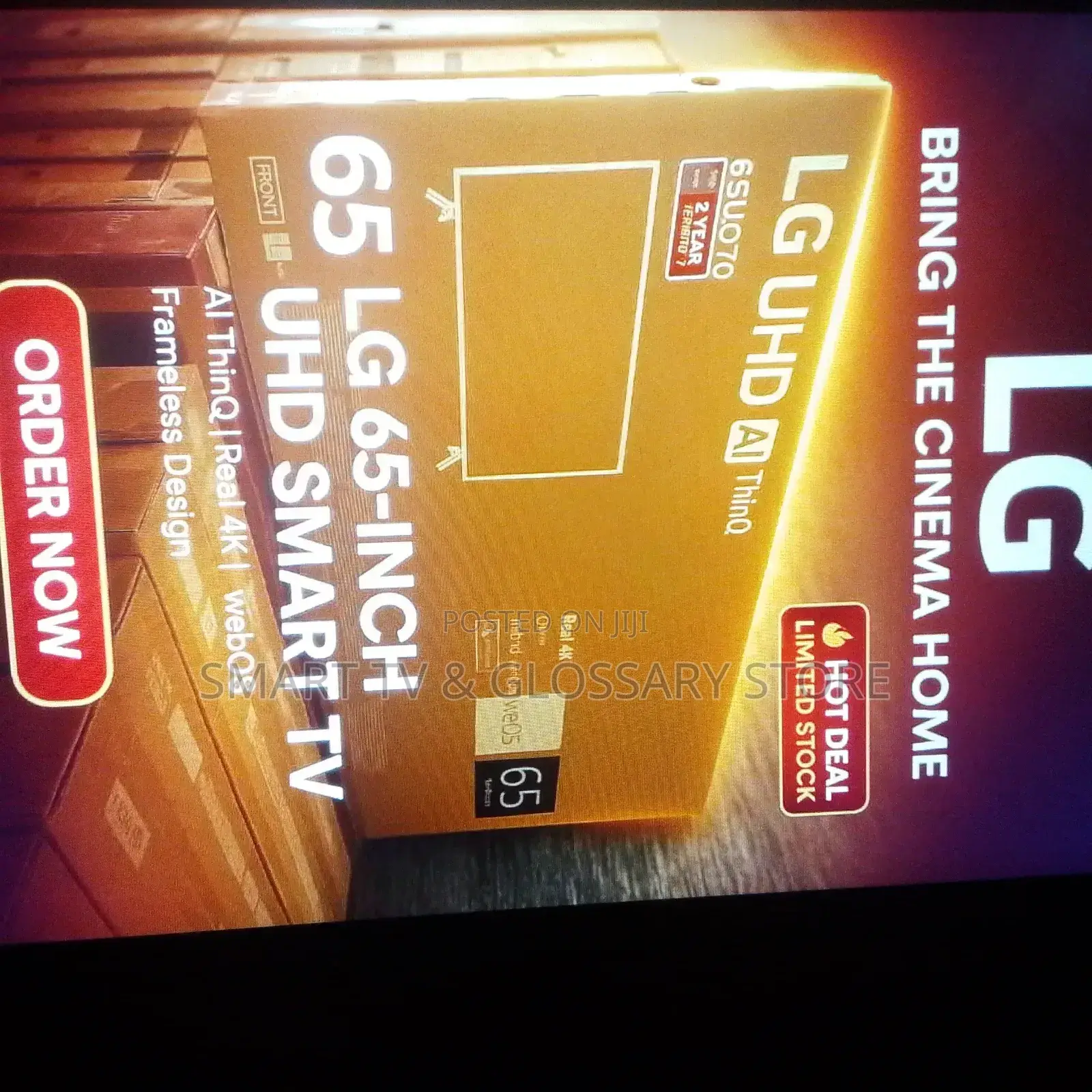 Lg 65 Inches Smart Auxillary Audio, Ai Thinq