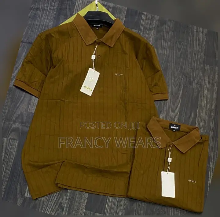 Mondo Collar Neck Polo Sizes= M ~ 3xl Quality  ` 