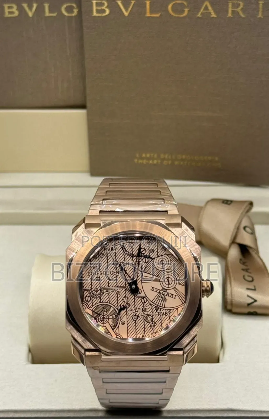 Original Bvlgari Gold Stainless Steel Quartz Watch in Store