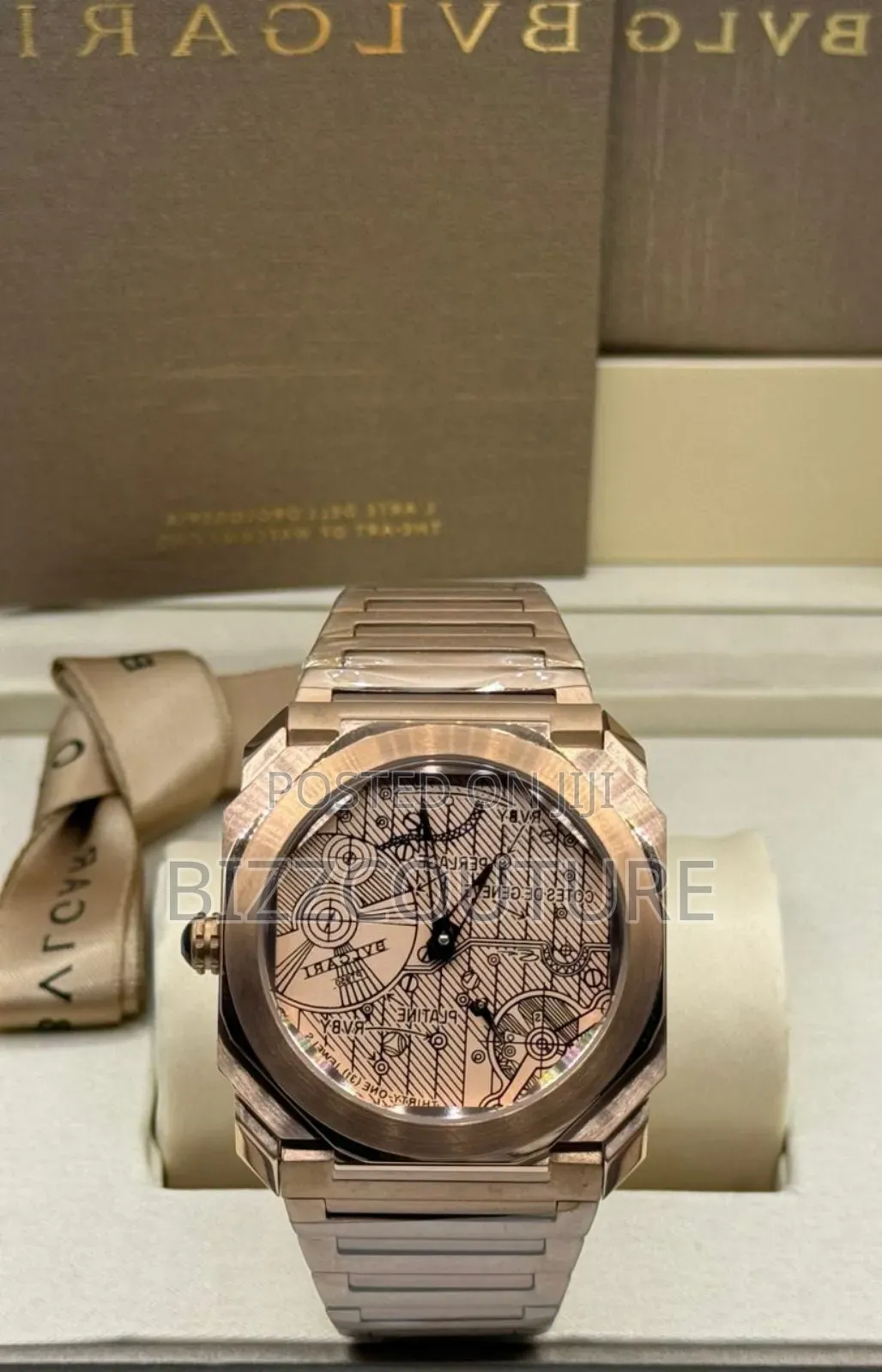 Original Bvlgari Gold Stainless Steel Quartz Watch in Store