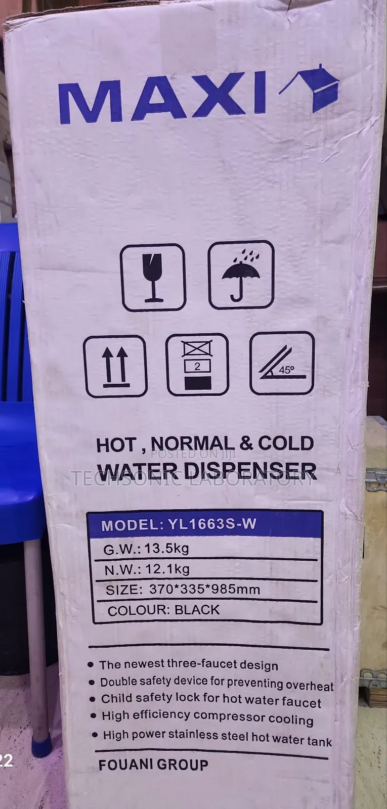 Hot, Normal, and Cold Water Dispenser