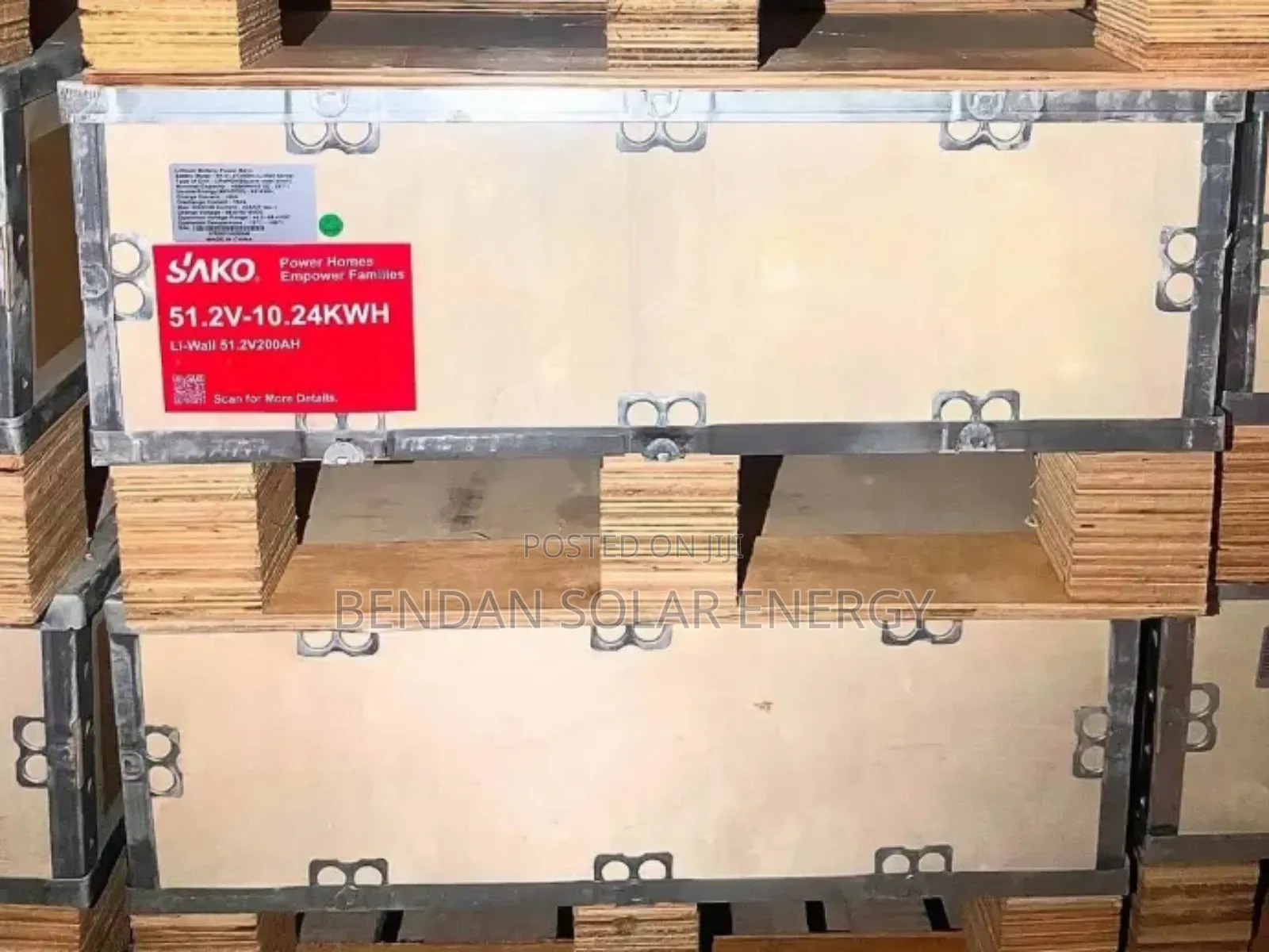  10kwh Sako 51.2v Lifepo4 Battery | Heavy-Duty Solar Backup