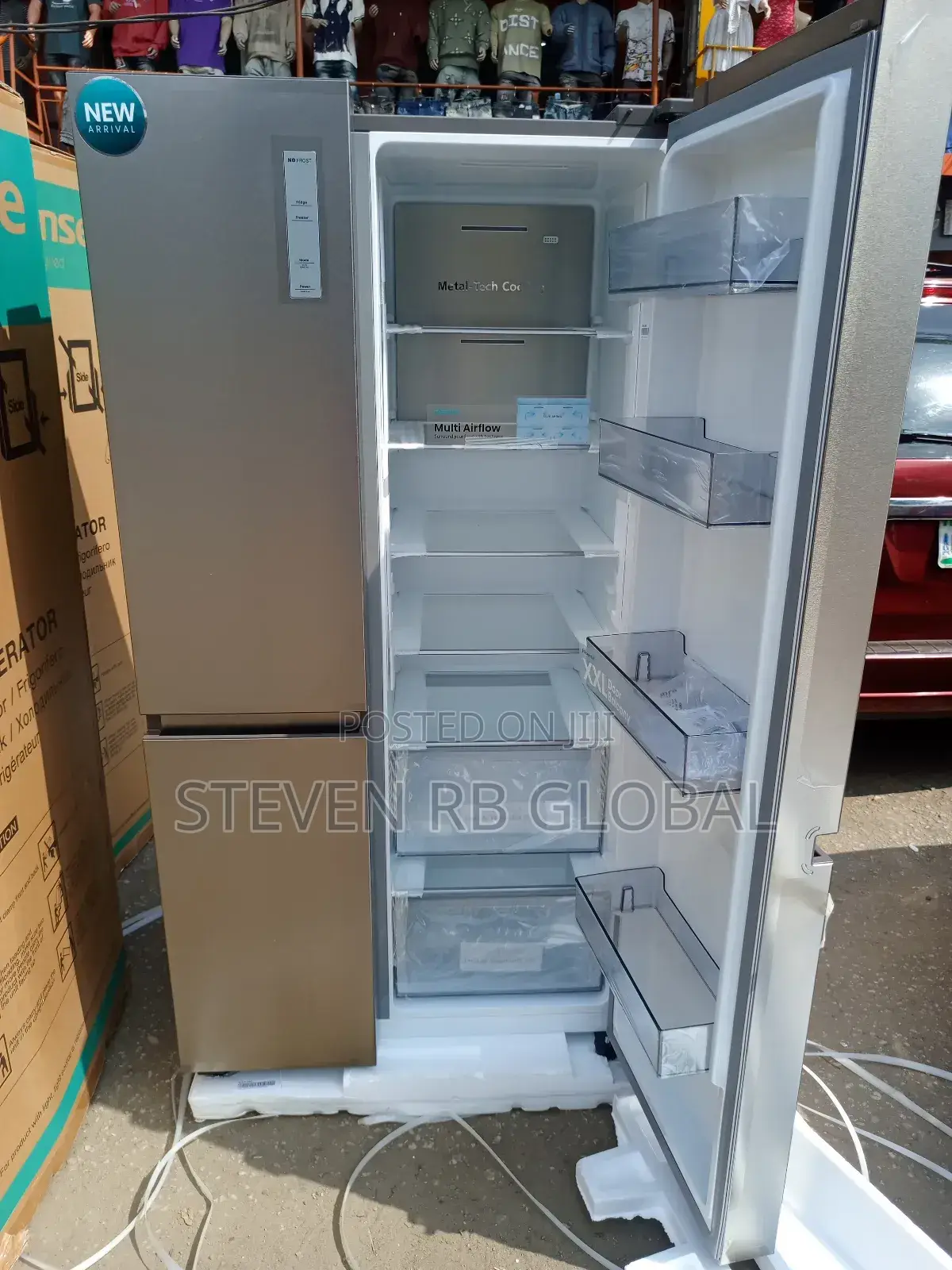 Hisense 634l Side by Side Refrigerator | 87ws
|Silent|Energy Efficient