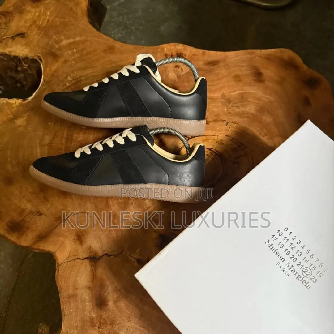 Original Maison Margiela Replica Calf Lampskin Sneakers