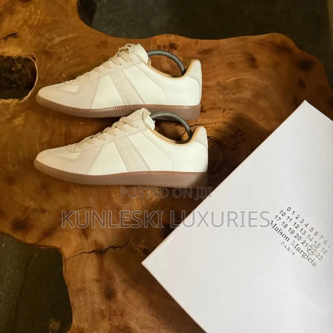 Original Maison Margiela Replica Calf Lampskin Sneakers