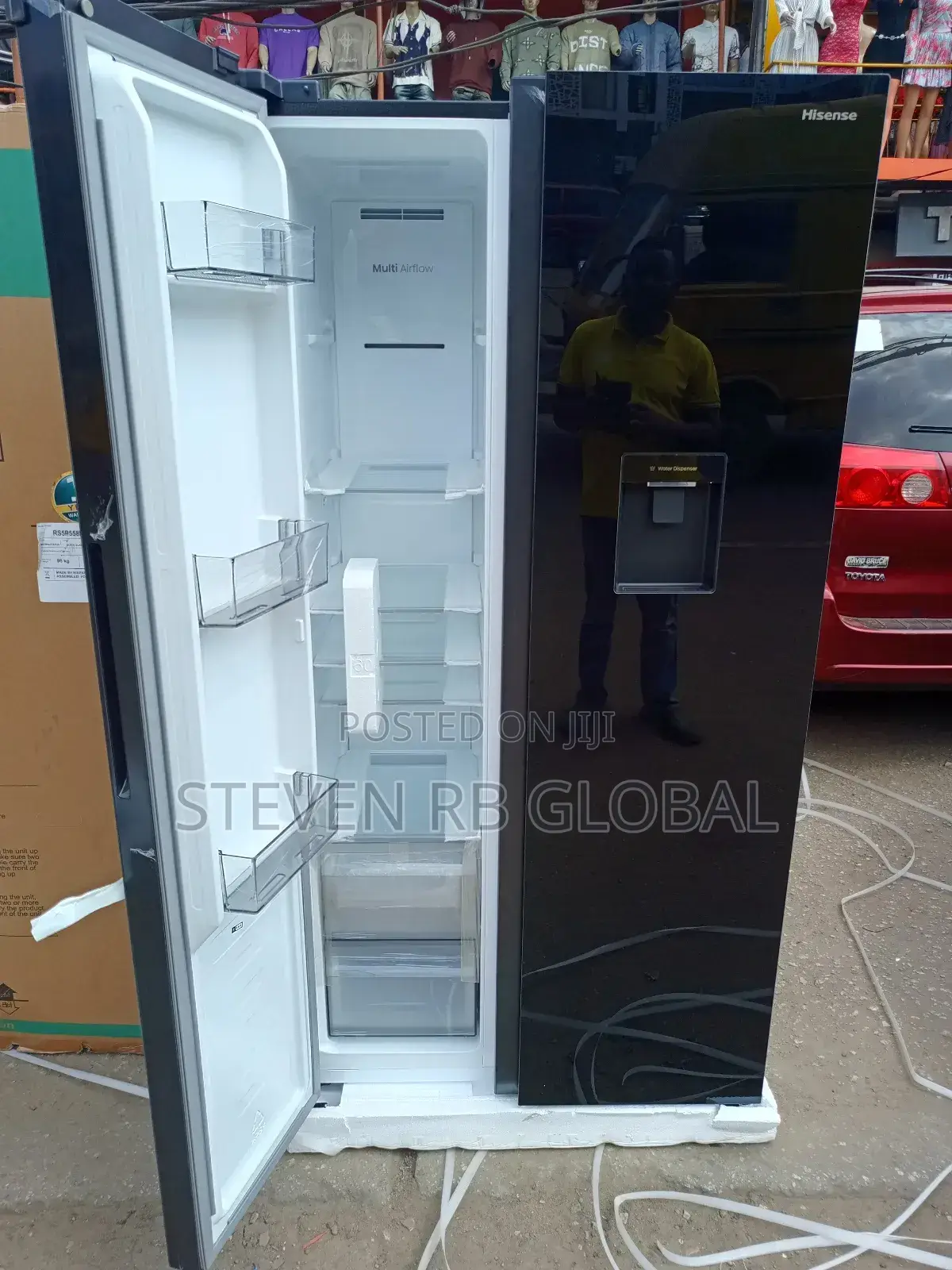 Hisense 529l Inverter Side by Side Refrigerator With Water Dispenser