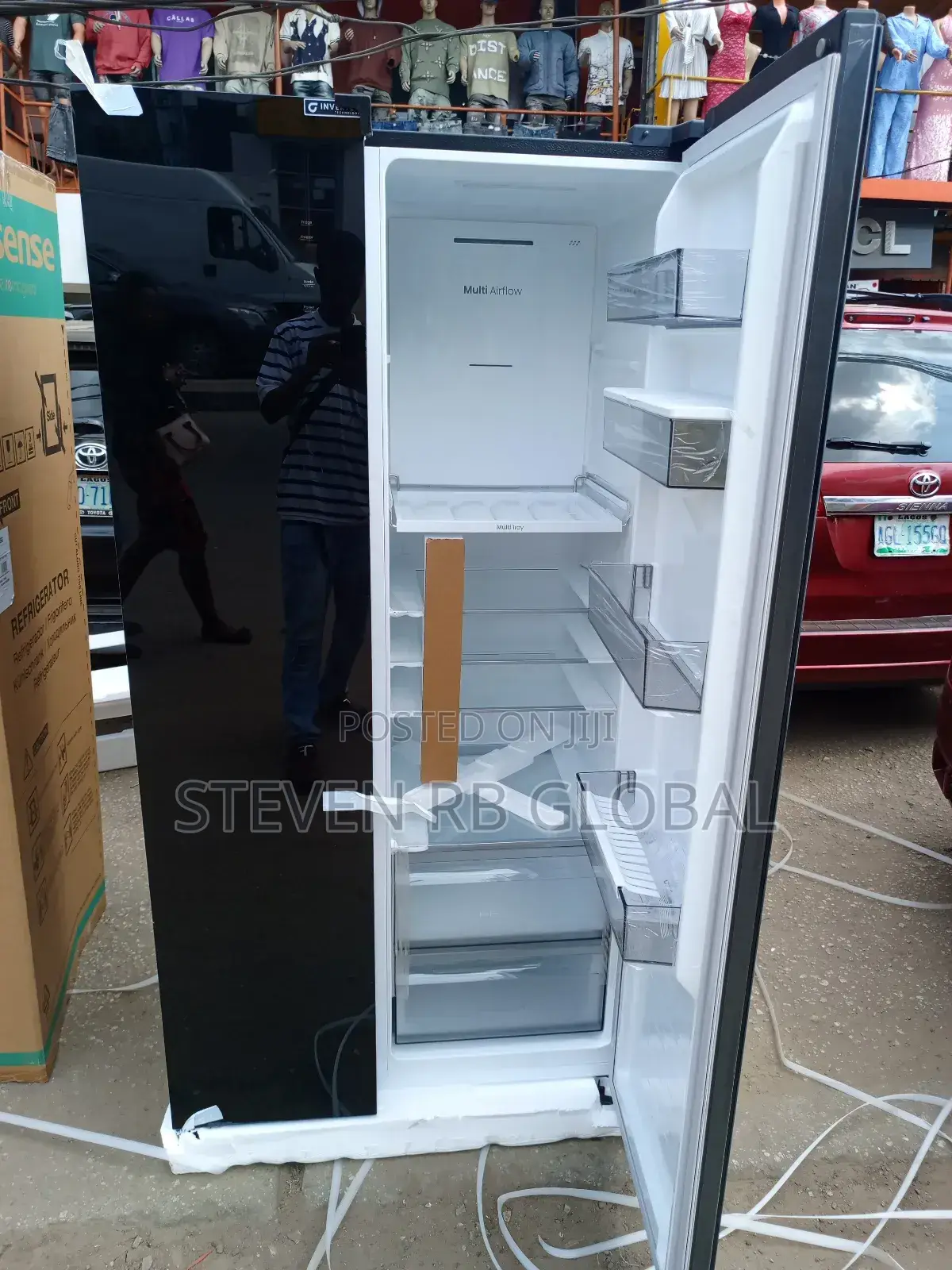 Hisense 529l Inverter Side by Side Refrigerator With Water Dispenser