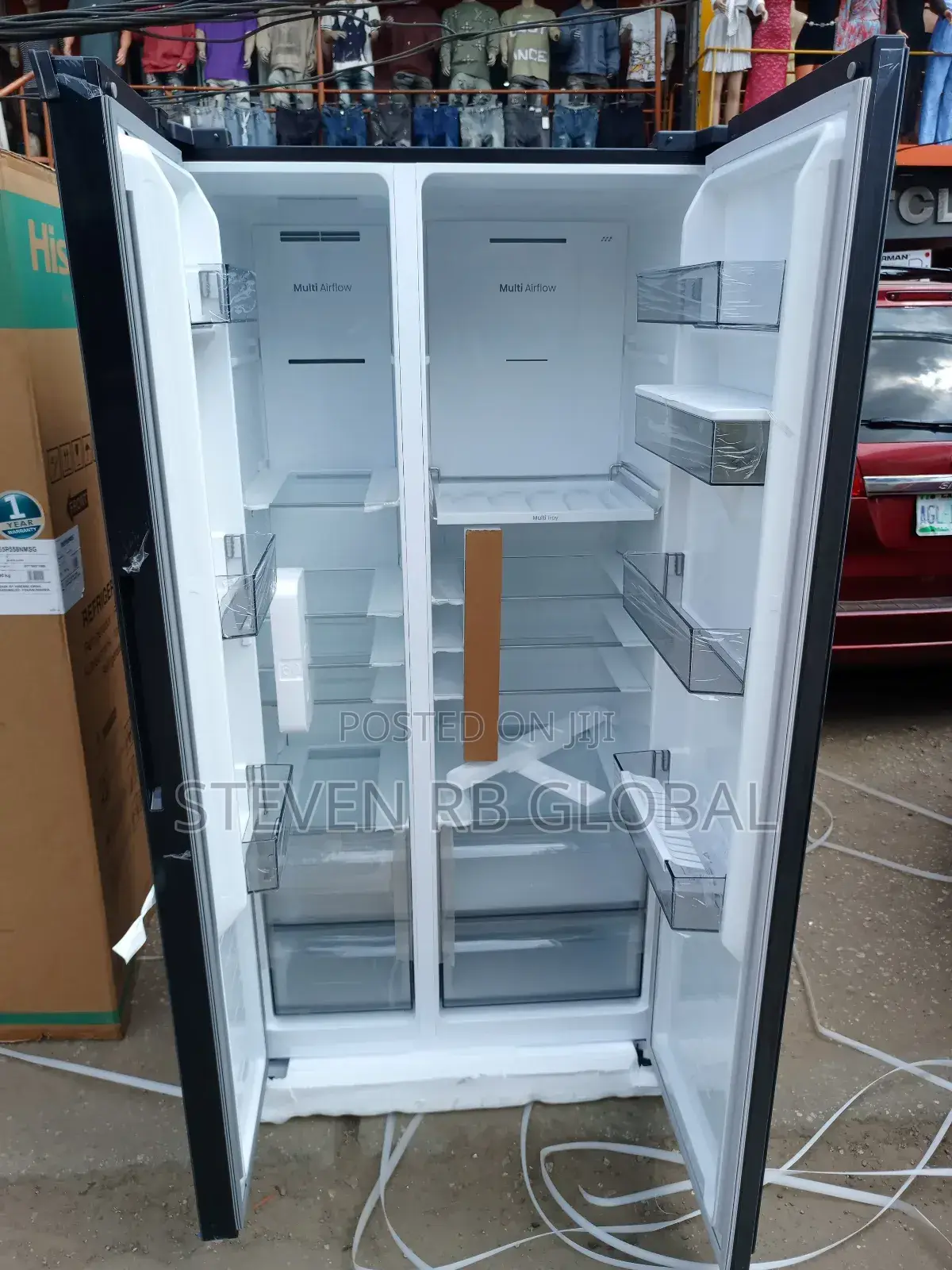 Hisense 529l Inverter Side by Side Refrigerator With Water Dispenser