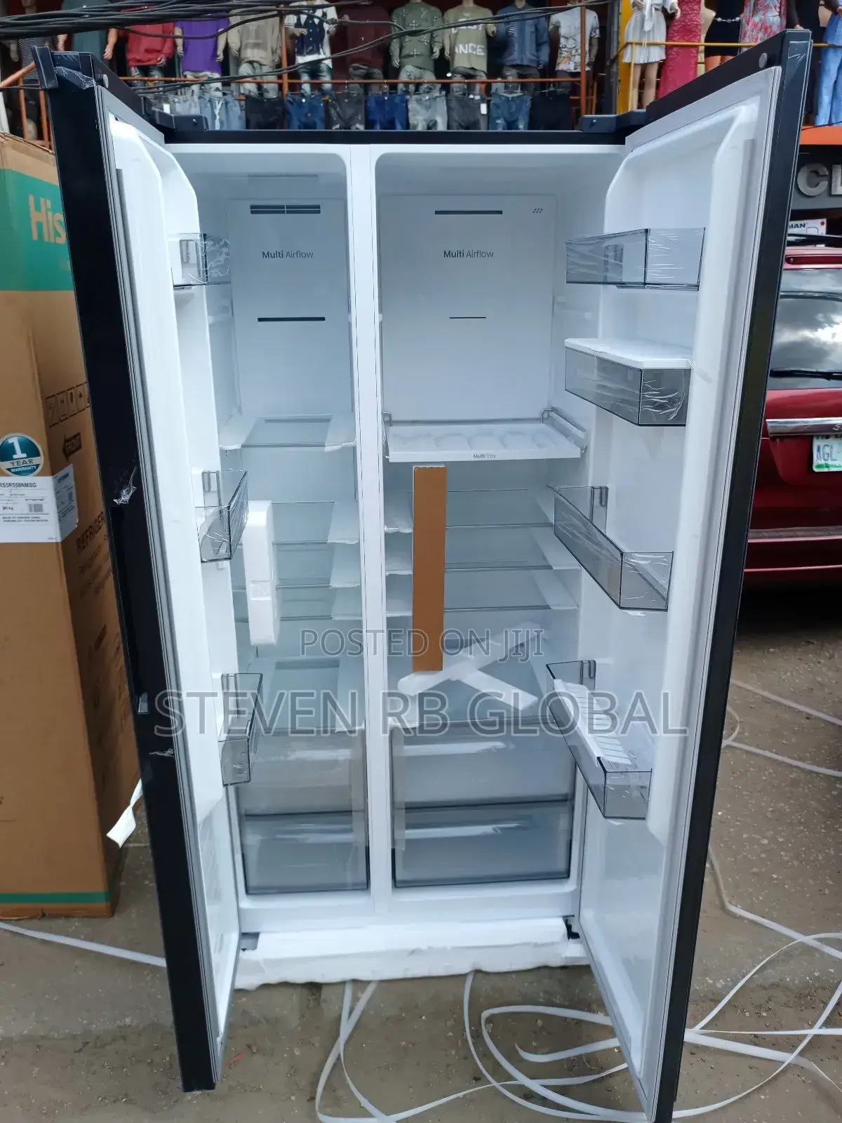 Hisense 529l Inverter Side by Side Refrigerator With Water Dispenser