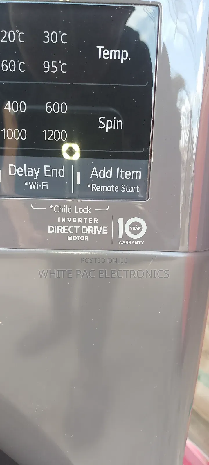 Original Lg Inverter 9kg Front Loader ( Wash & Dry ) Thing >Wifi