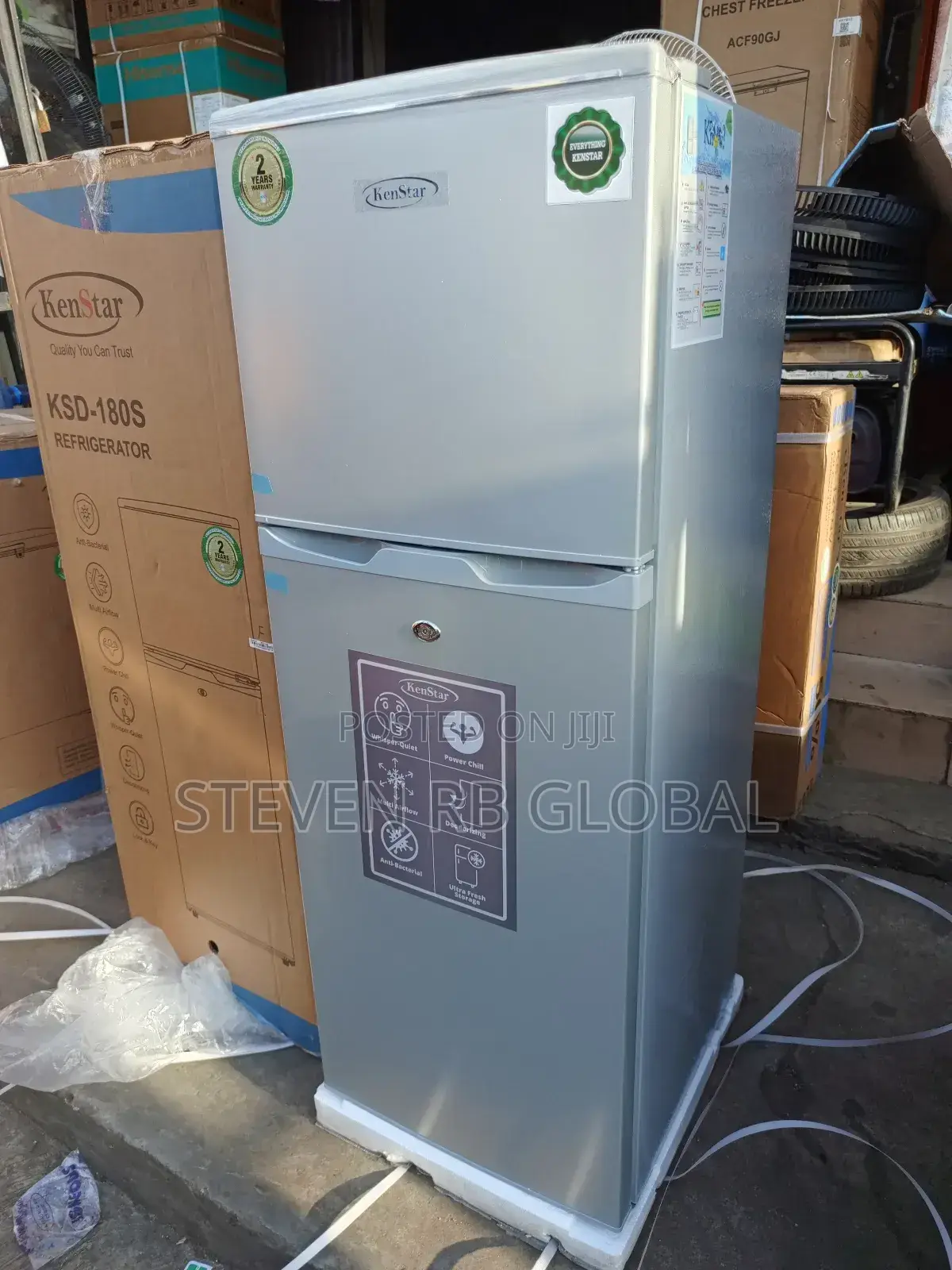 Kenstar 138l Double Door Refrigerator | KSD-180s | Energy Saving