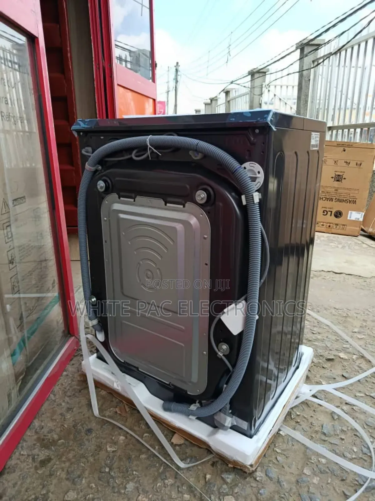 Lg Front Load (Wash & Dry)Washing Machine 9/5kg, Silver, Inverter