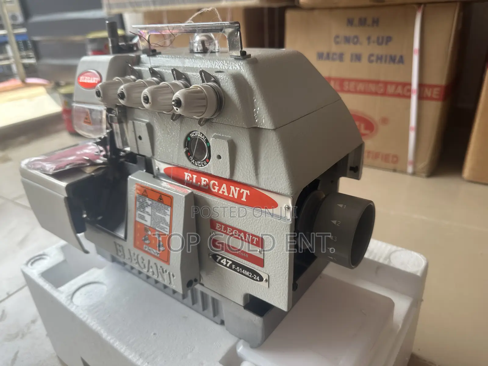 Elegant Industrial Overlock Sewing Machine