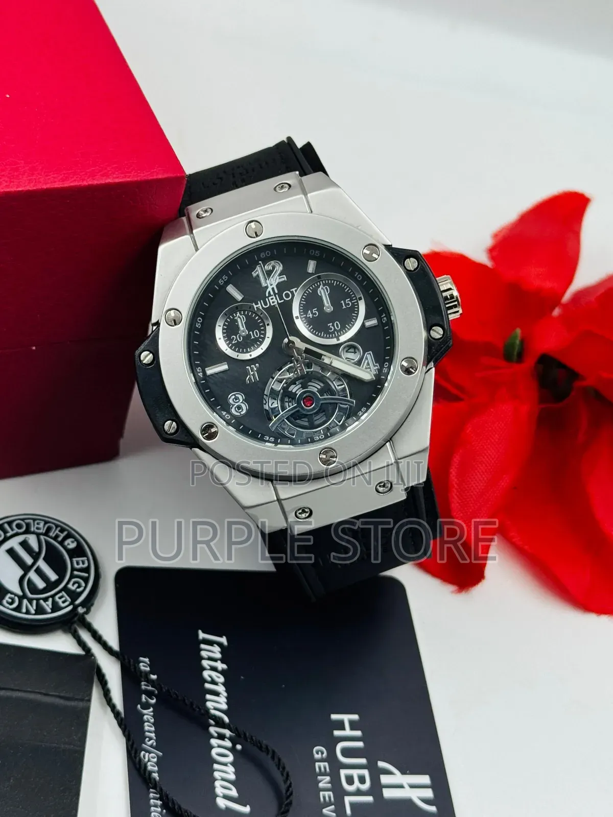 Leather* Wristwatches. For Guys *Hublot