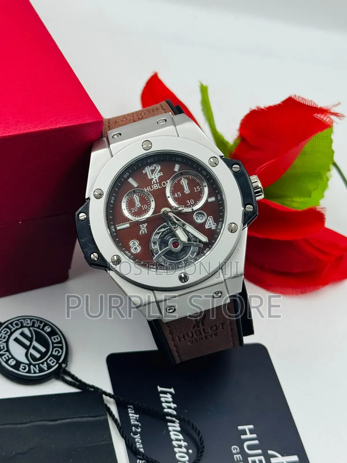 Leather* Wristwatches. For Guys *Hublot