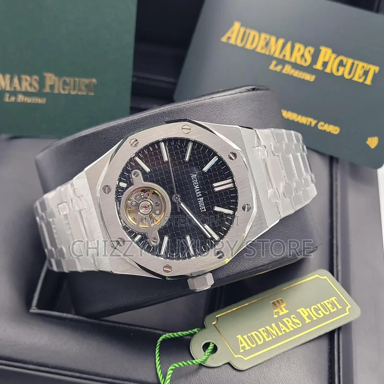 Audemars Piguet Quality Men Chronograph Chain Strap Wristwatch