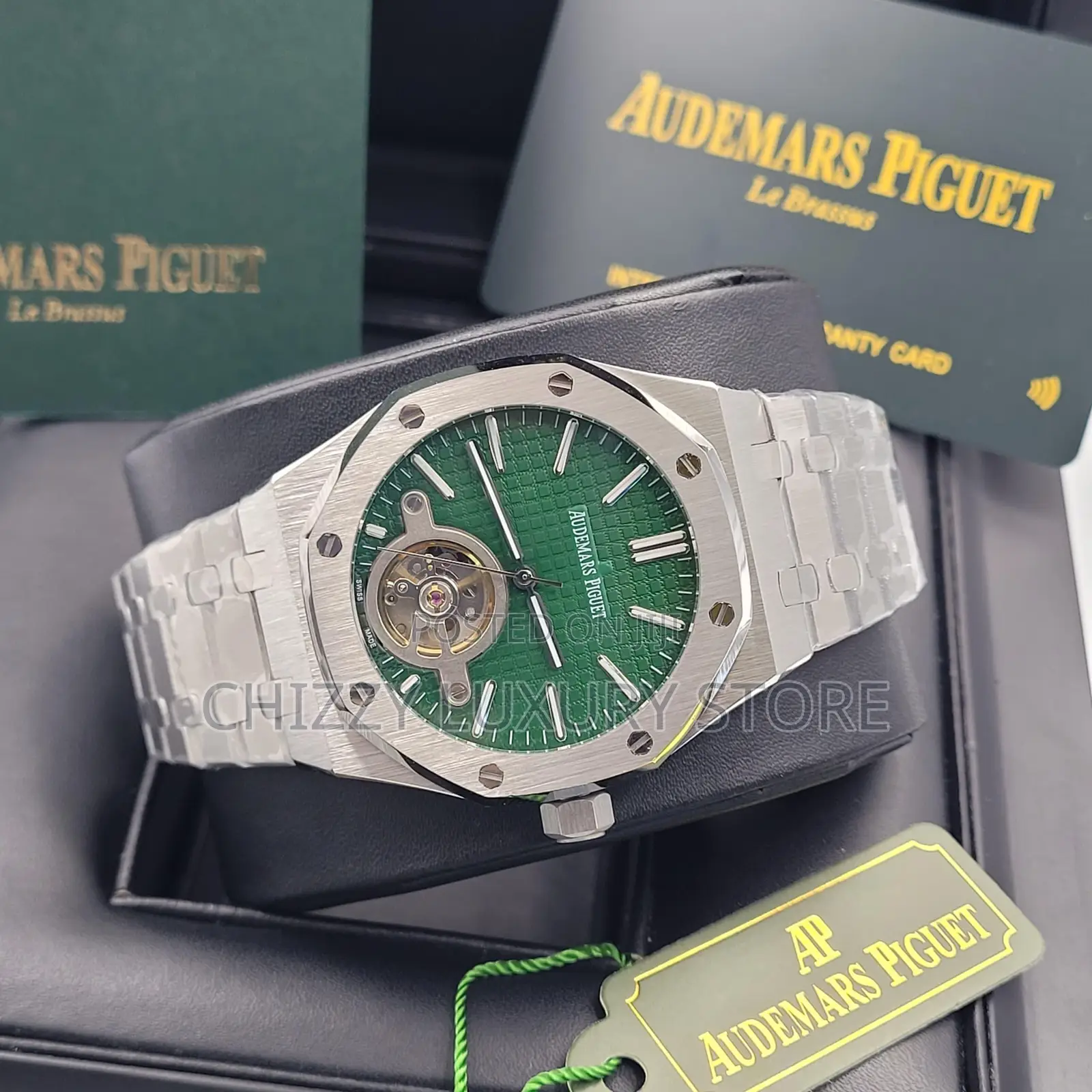 Audemars Piguet Quality Men Chronograph Chain Strap Wristwatch