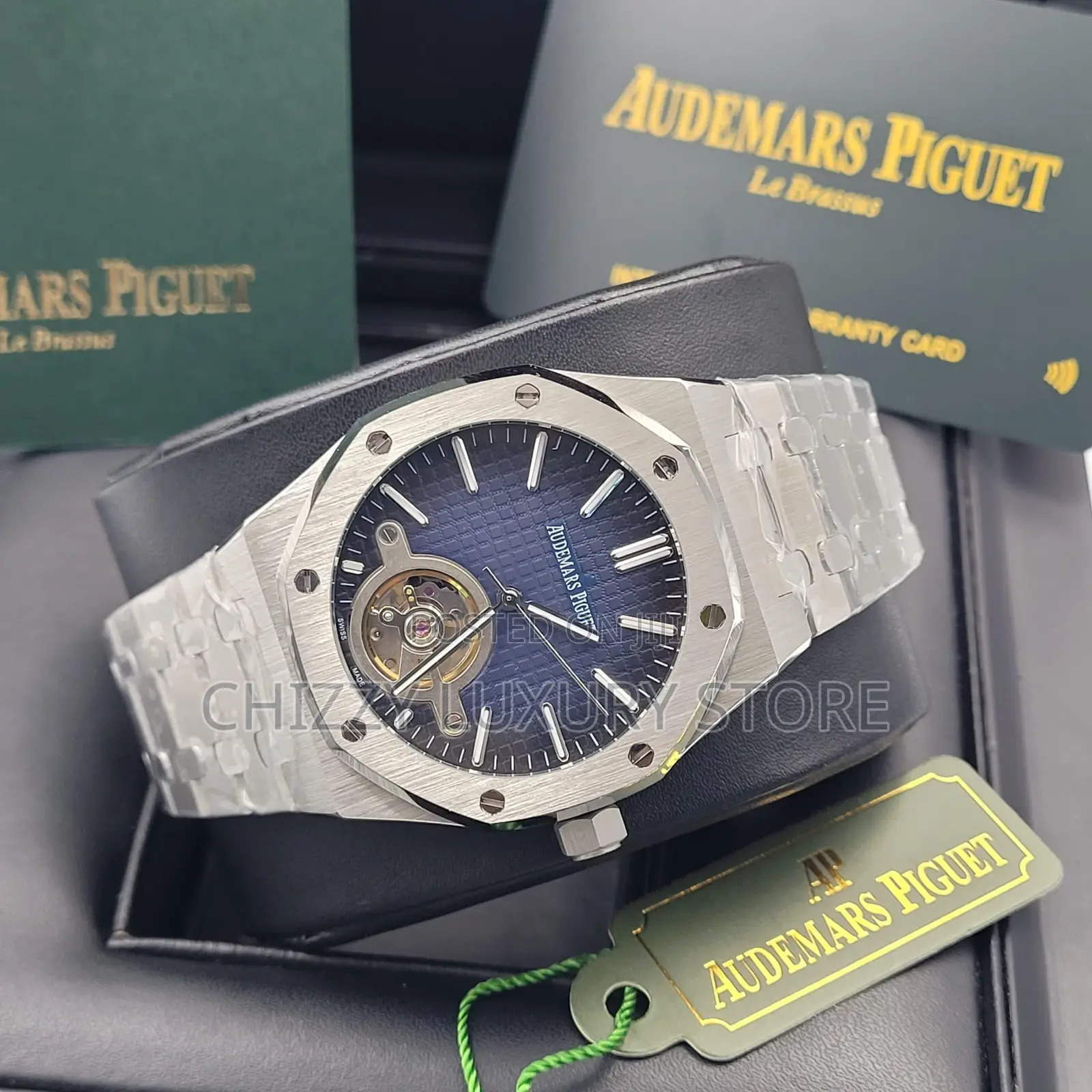 Audemars Piguet Quality Men Chronograph Chain Strap Wristwatch