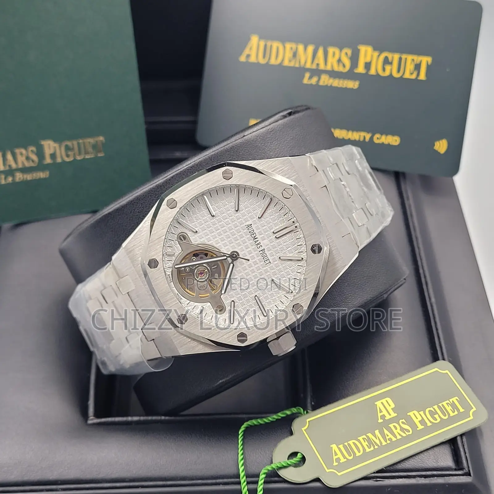 Audemars Piguet Quality Men Chronograph Chain Strap Wristwatch