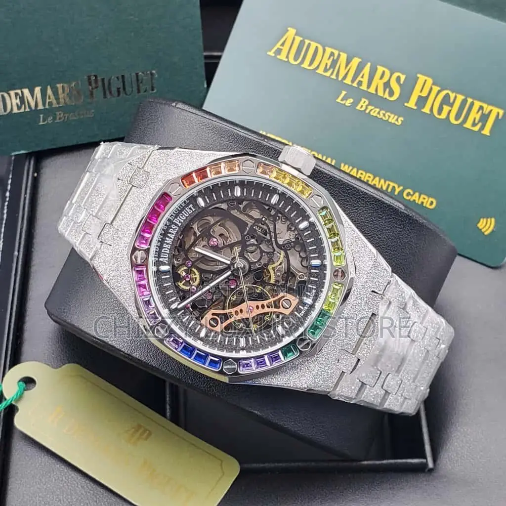 Audemars Piguet Quality Luxury Men Chain Strap Wristwatch