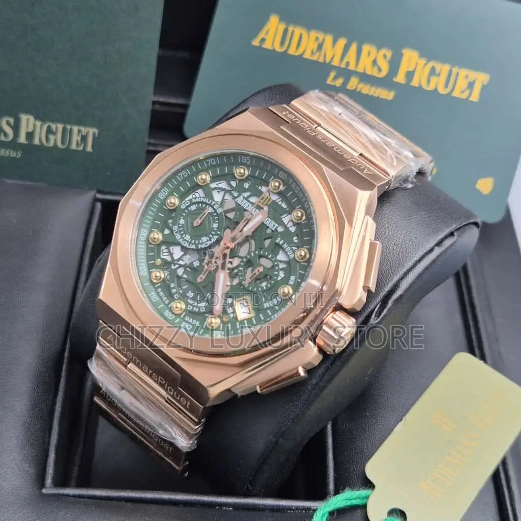 Audemars Piguet Quality Luxury Men Chain Strap Wristwatch