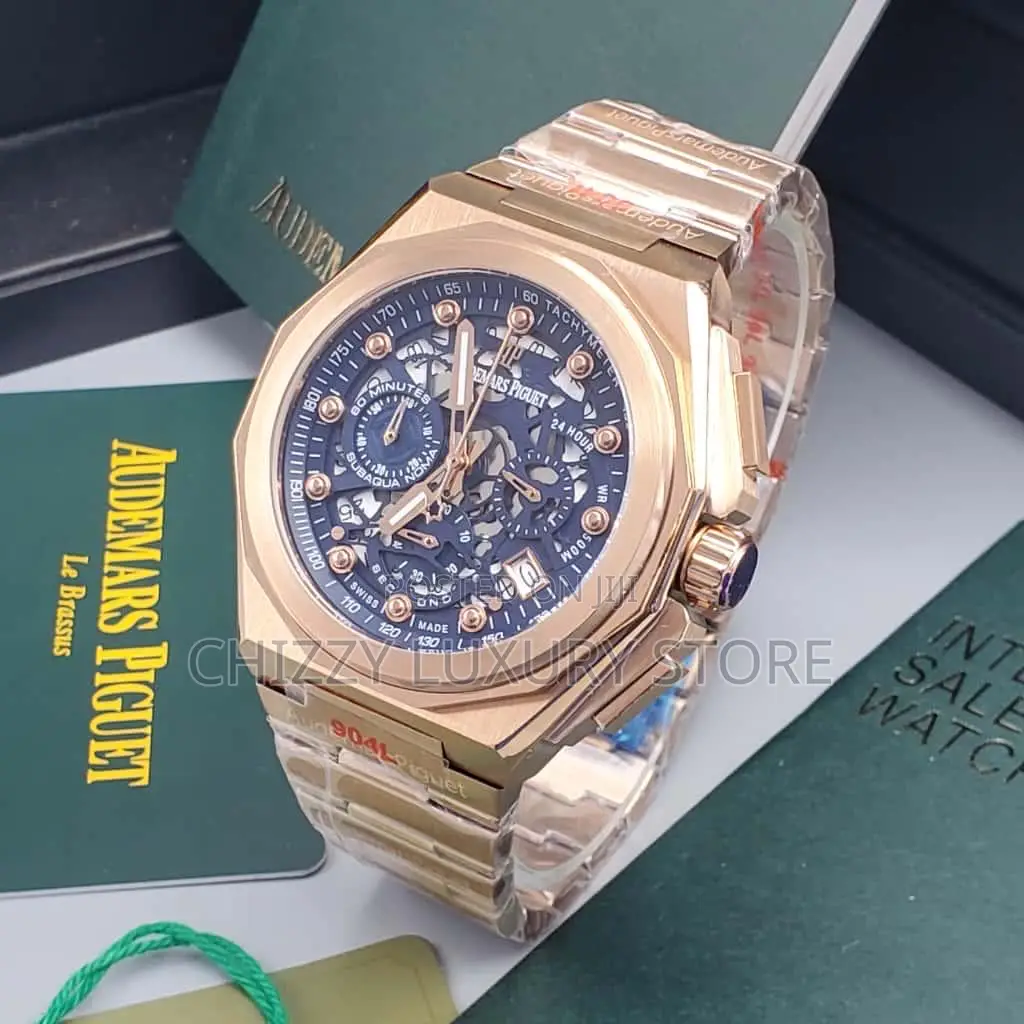 Audemars Piguet Quality Luxury Men Chain Strap Wristwatch