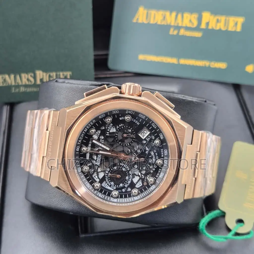 Audemars Piguet Quality Luxury Men Chain Strap Wristwatch