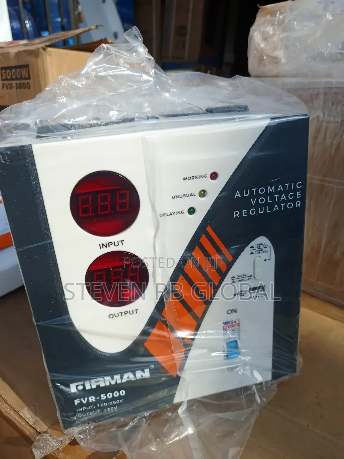 Firman 5000w Stabilizer With Usb Port | FVR-5000