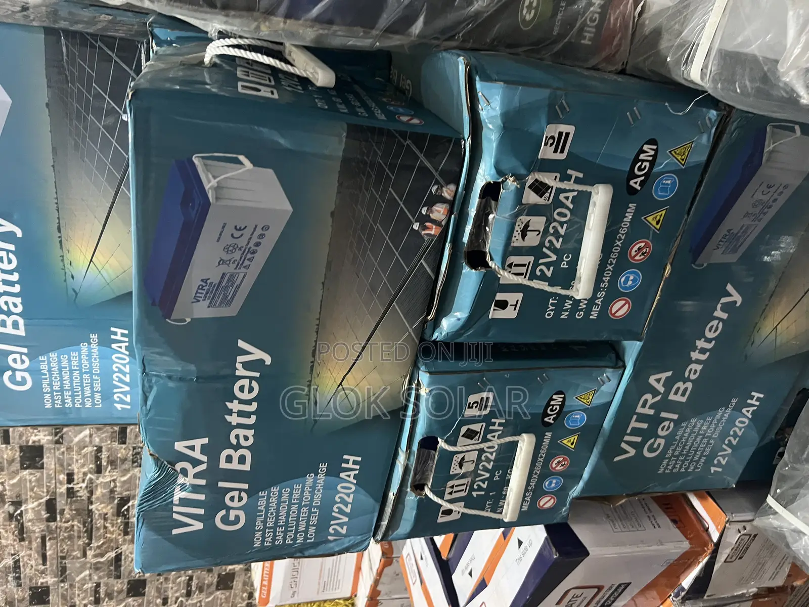 220ahm Dry Cells Solar Battery  Available