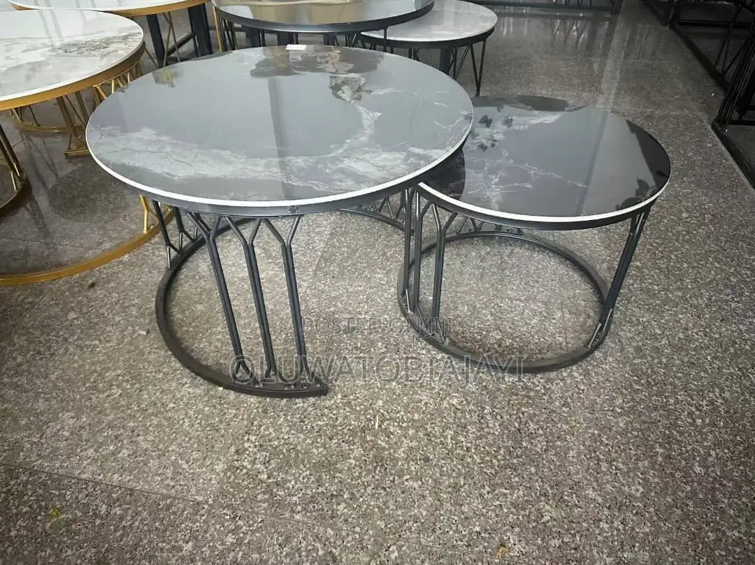 Marble/Glass Twin Center Table @100k