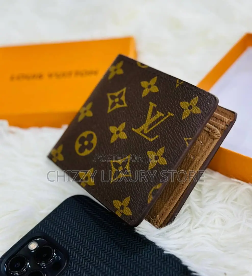 Louis Vuitton Quality Luxury Men Genuine Leather Wallet