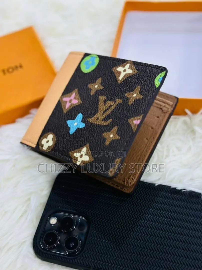 Louis Vuitton Quality Luxury Men Genuine Leather Wallet