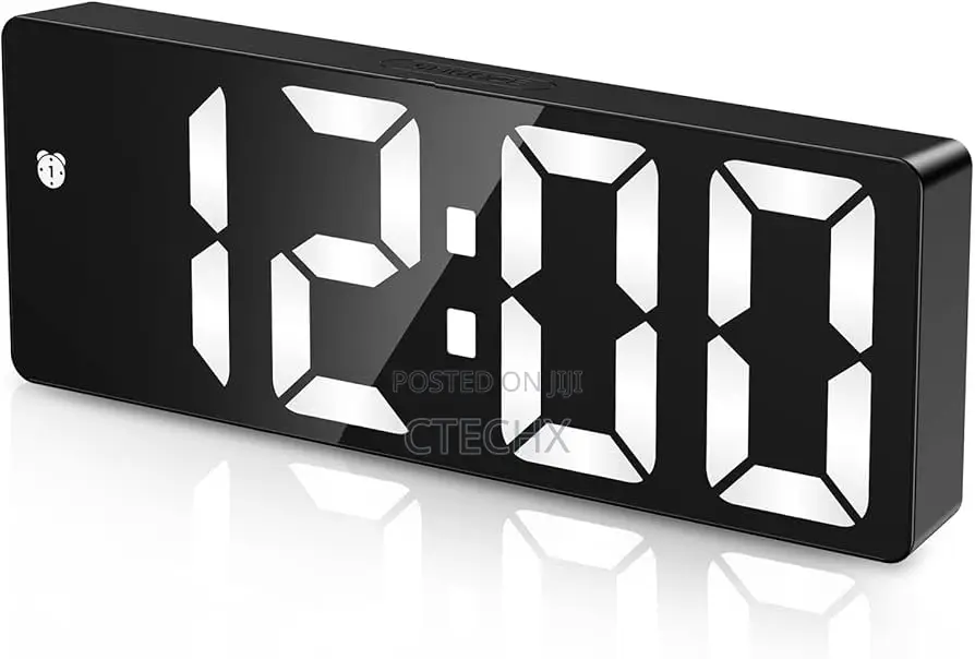 Digital Alarm Clock, Bedside Alarm Clock With 6.5" Display