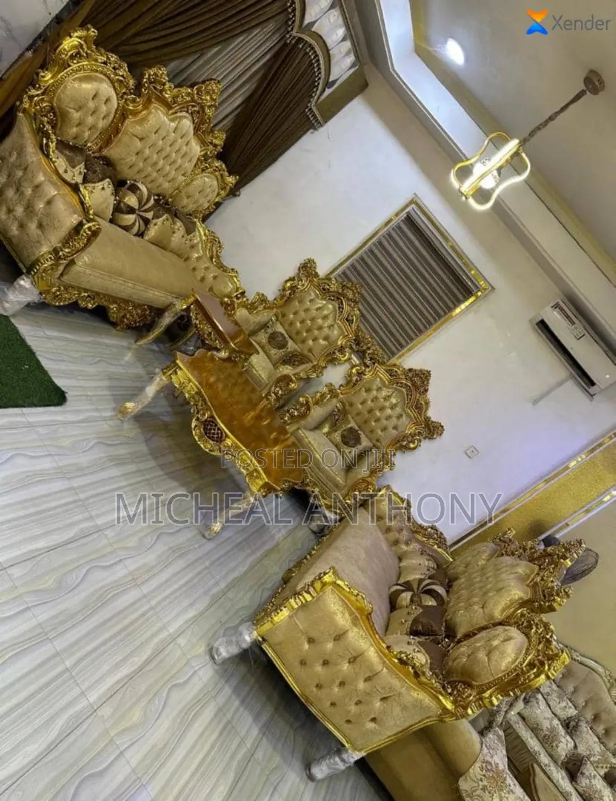 High Quality Executive Parlour Chair Seven Seaters With Center and St