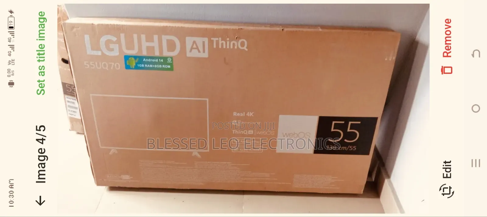 55 Inches Smart Lg Frameless Tv With Inbuld Bluetooth Latest Model.