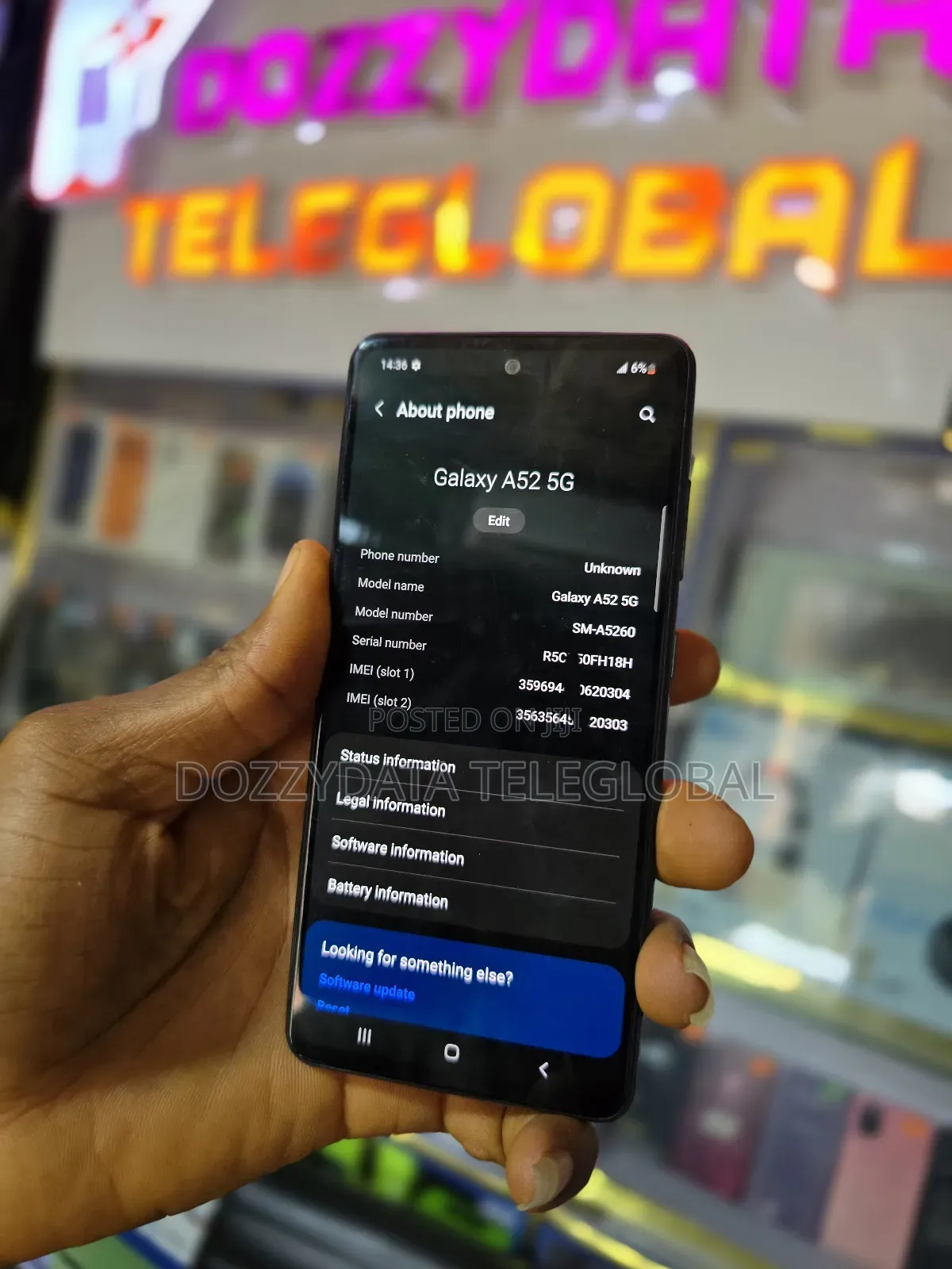 Samsung Galaxy A52 5G 256 GB Black