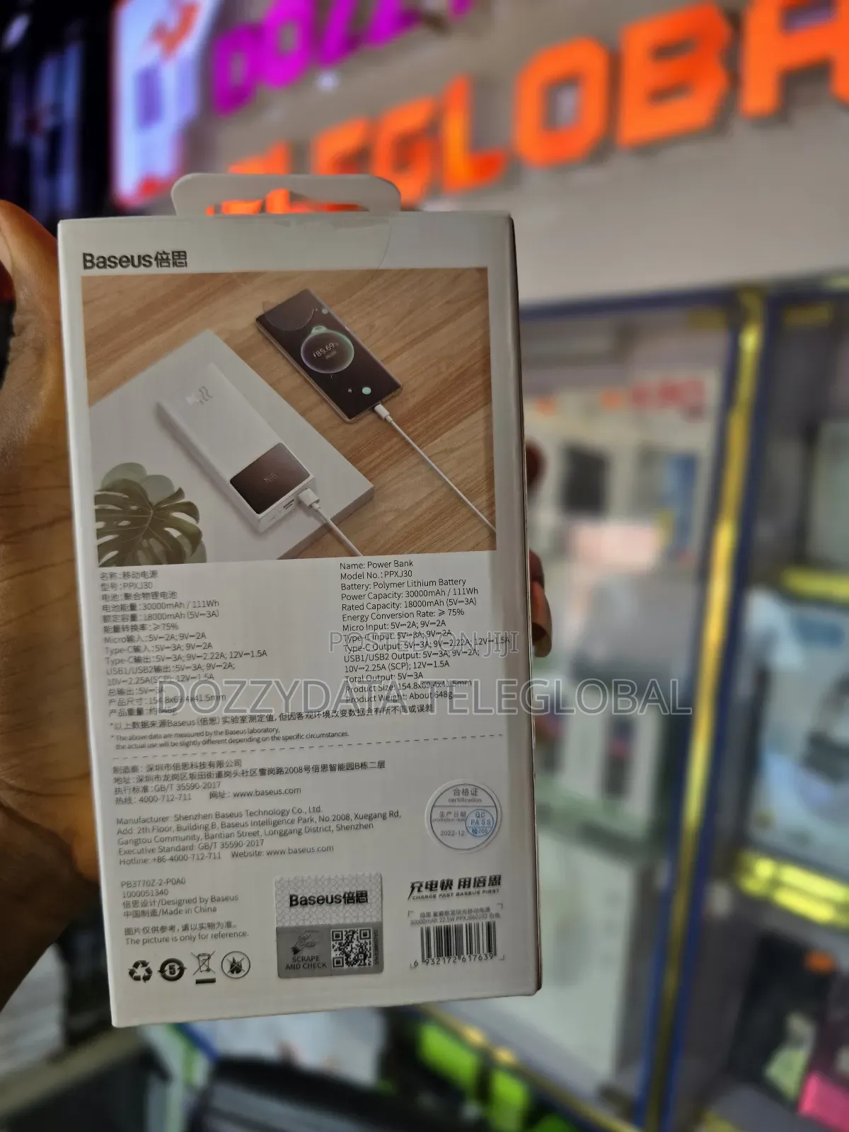 Baseus 30000mah 22.5w Starlord Fast Powerbank