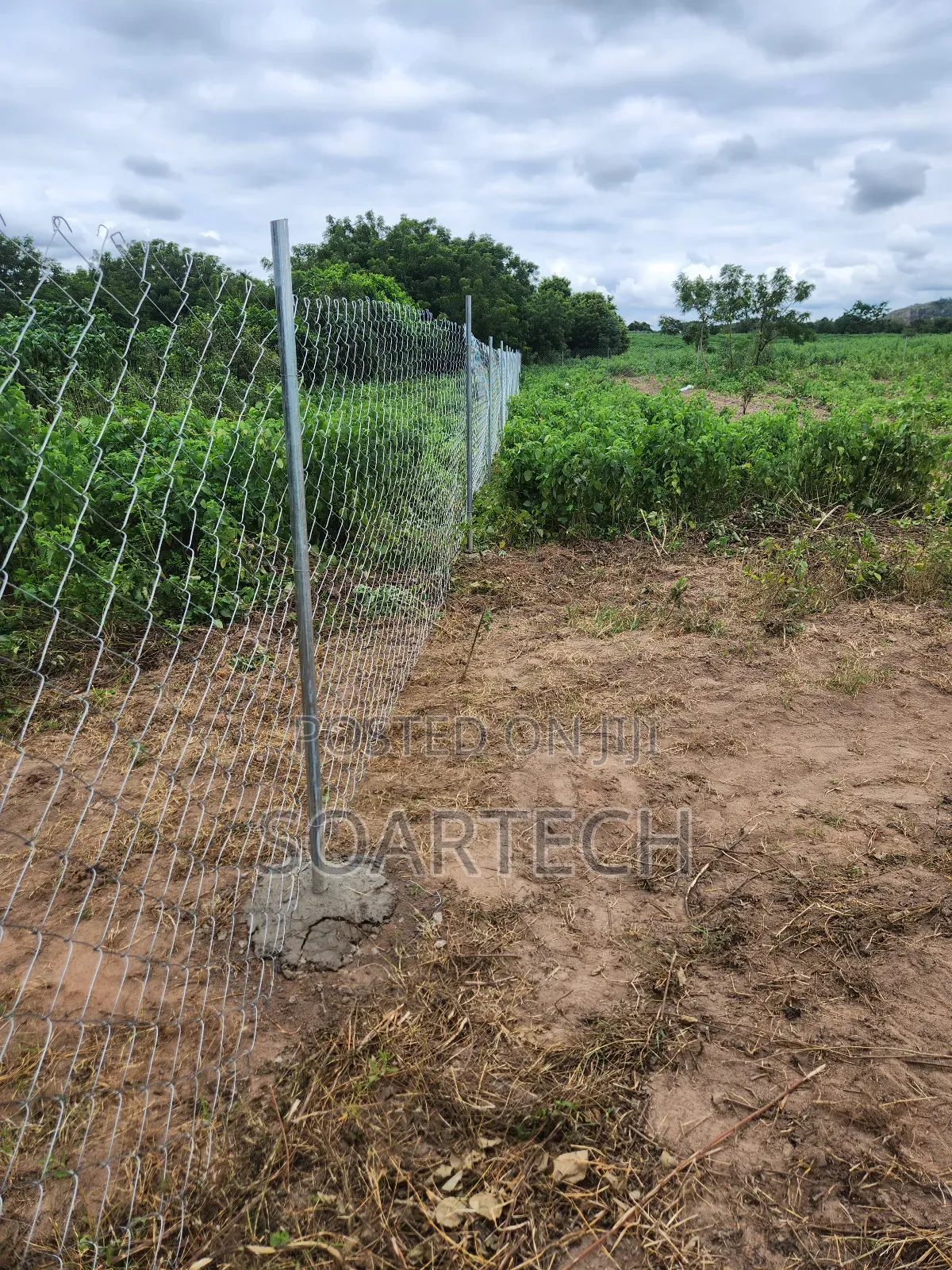Galvernize Chain Link Femcing at Oyo for 5 Acers
