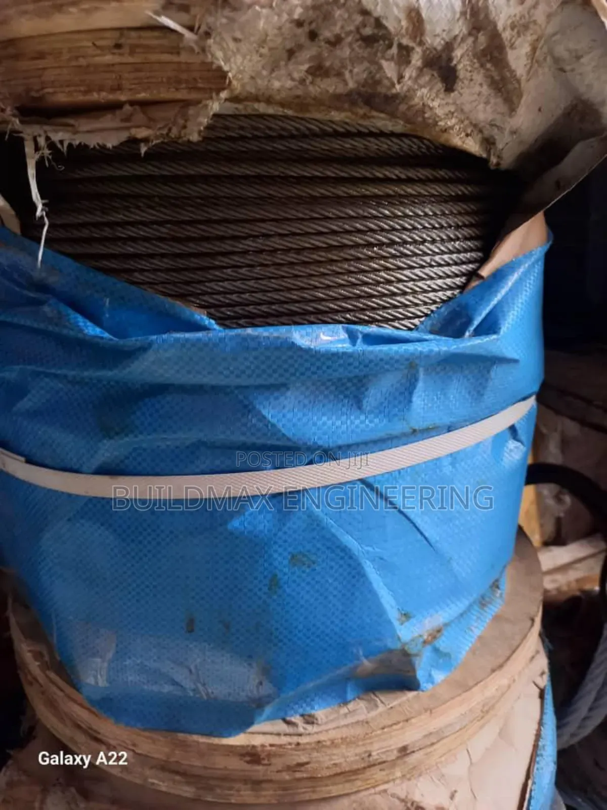 14mm Black Fibre Steel Wire