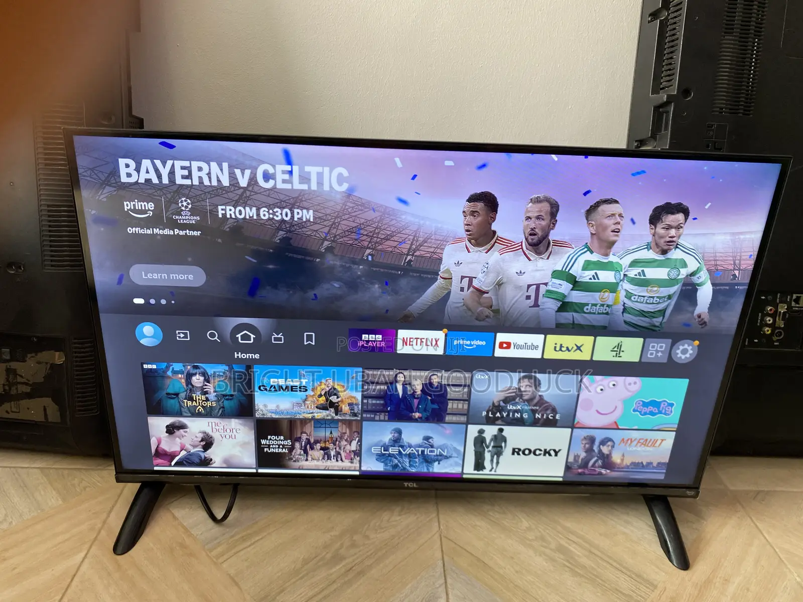 Tcl 32 Inches Smart Tv Frameless Tv Bluetooth Fired Tv With Wireless
