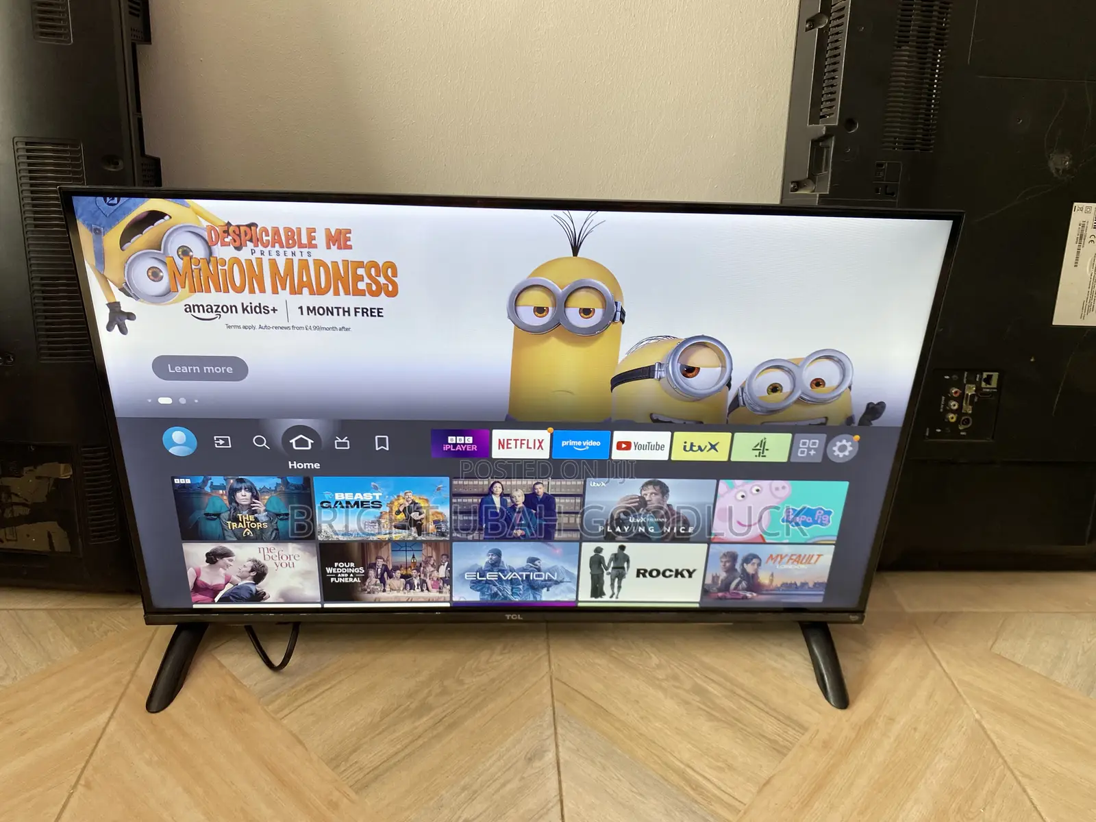 Tcl 32 Inches Smart Tv Frameless Tv Bluetooth Fired Tv With Wireless
