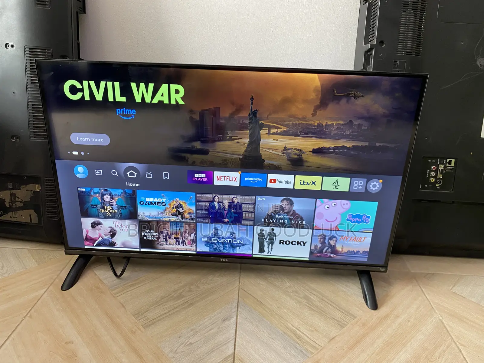 Tcl 32 Inches Smart Tv Frameless Tv Bluetooth Fired Tv With Wireless