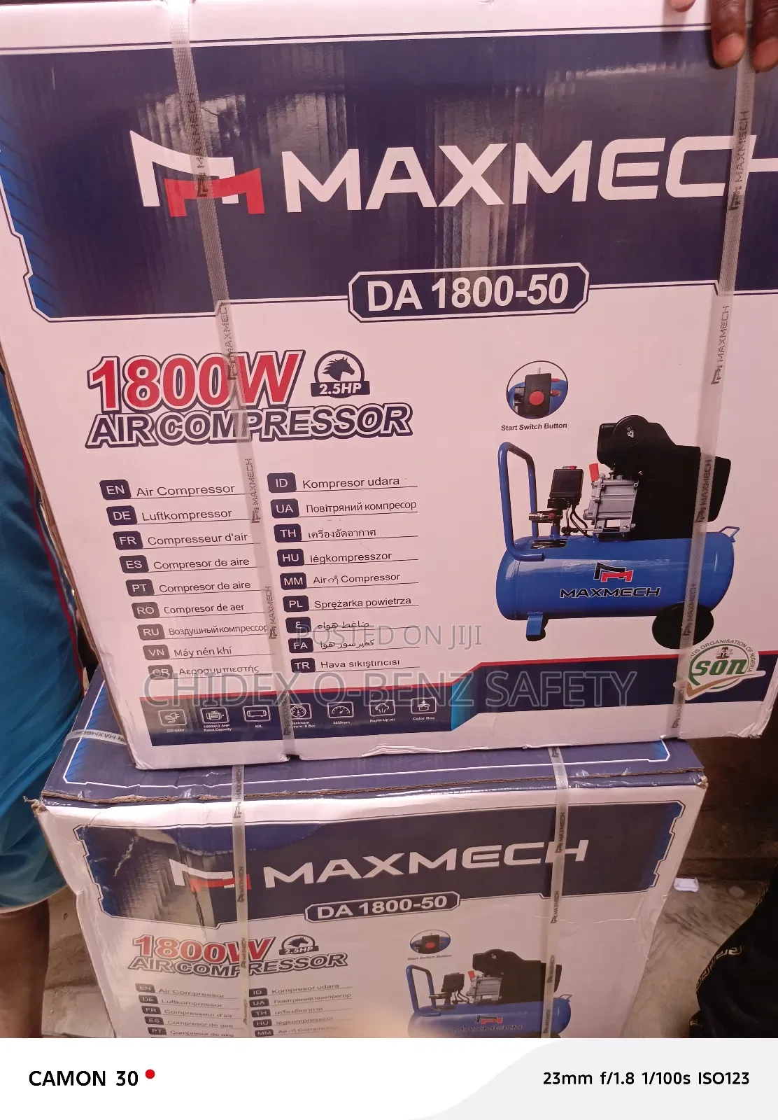 Maxmech Air Compressor 50l 1800-50