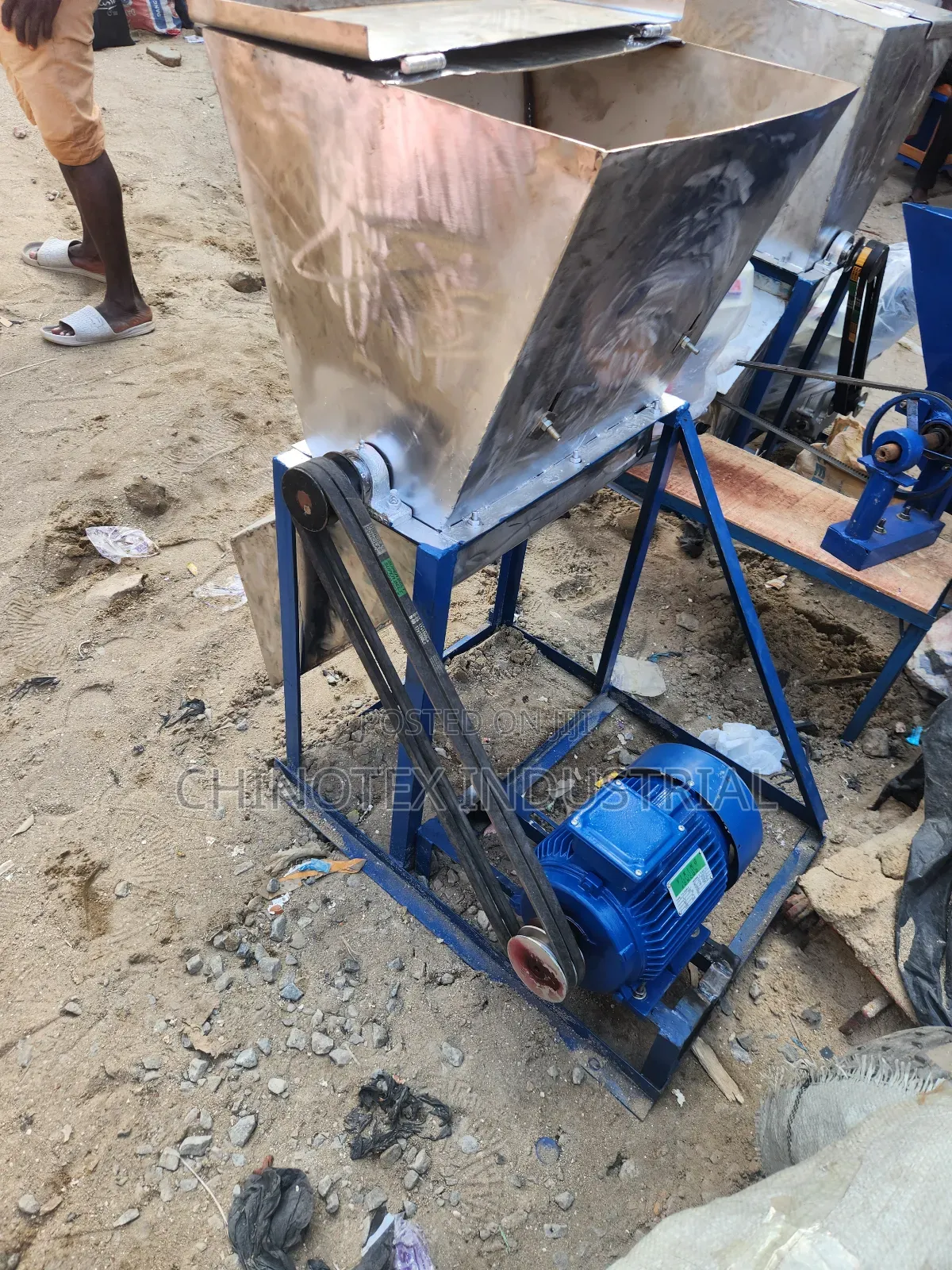 Cassava Grinding Machine, Comes With 5.5hp Electric Motor