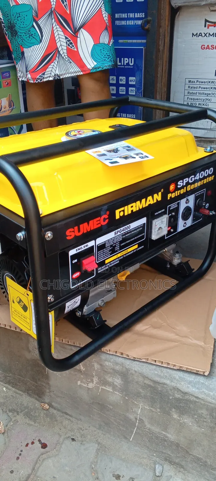 Original Fireman Generator 4.5 Kva