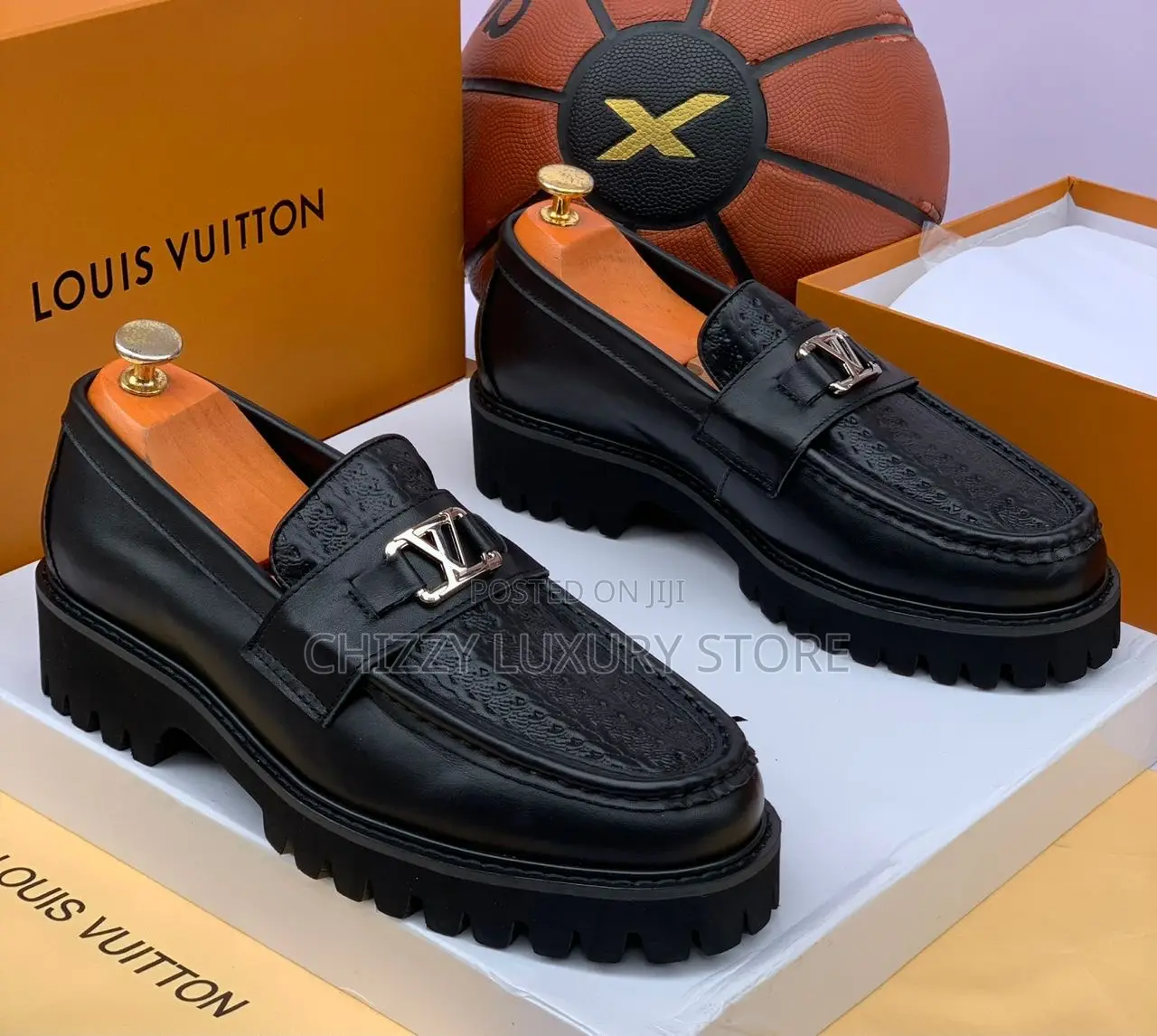 Louis Vuitton Quality Luxury Men Genuine Leather Shoe