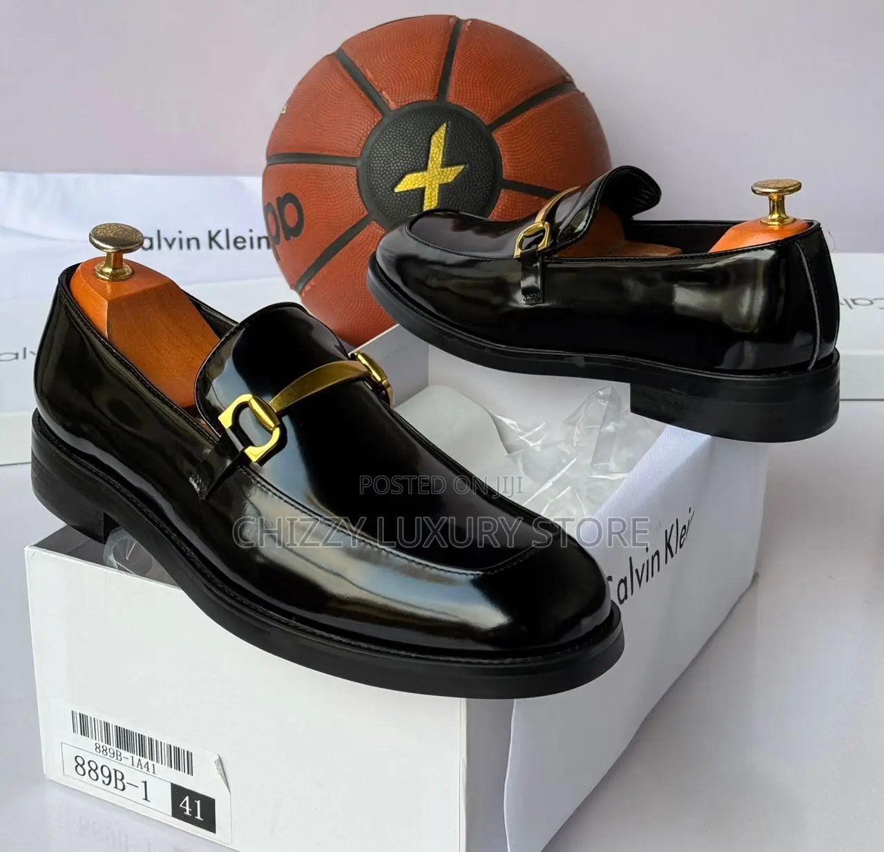 Calvin Klein Quality Luxury Men Genuine Leather Shoe