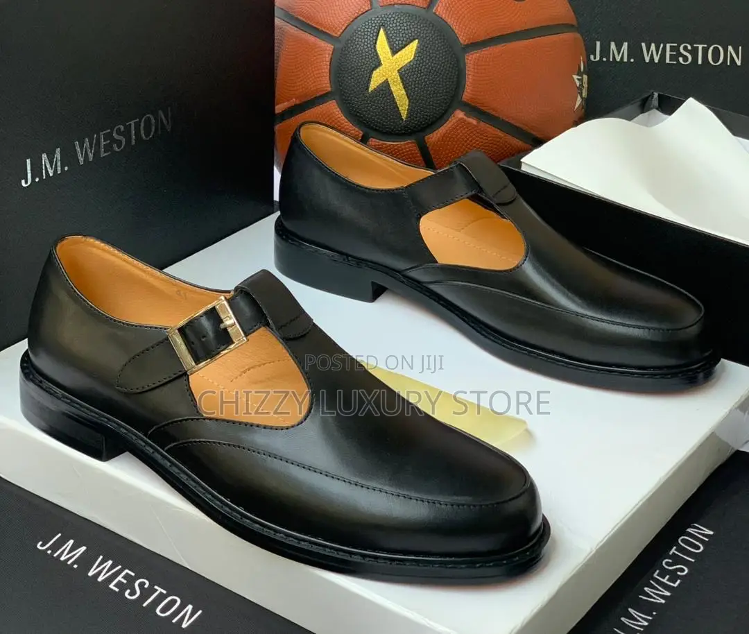 J.M Weston Quality Luxury Men Genuine Leather Shoe